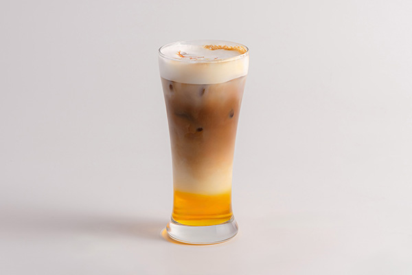 Iced Saffron Lattee